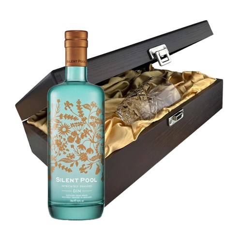 Silent Pool Gin 70cl In Luxury Box With Royal Scot Glass